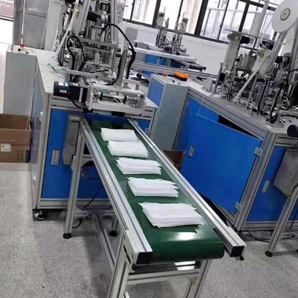 Disposable mask production line